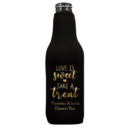 Love is Sweet Take a Treat Bottle Huggers